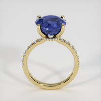 4.94 Ct. Blue Sapphire Ring, 18K Yellow Gold 3