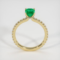 1.35 Ct. Emerald Ring, 18K Yellow Gold 3