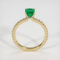 1.55 Ct. Emerald Ring, 18K Yellow Gold 3