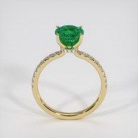 1.23 Ct. Emerald Ring, 18K Yellow Gold 3