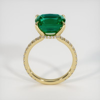 3.75 Ct. Emerald Ring, 18K Yellow Gold 3