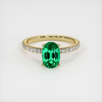 Emerald Ring 1.66 Ct. 18K Yellow Gold Preview