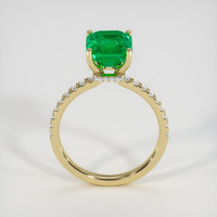 2.82 Ct. Emerald Ring, 18K Yellow Gold 3