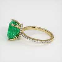 Emerald Ring 4.67 Ct. 18K Yellow Gold Preview