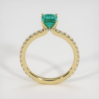 1.44 Ct. Emerald Ring, 18K Yellow Gold 3