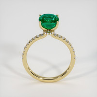 1.89 Ct. Emerald Ring, 18K Yellow Gold 3