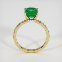 2.07 Ct. Emerald Ring, 18K Yellow Gold 3