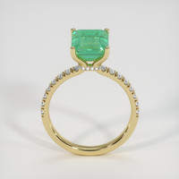 2.66 Ct. Emerald Ring, 18K Yellow Gold 3