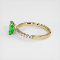1.11 Ct. Gemstone Ring, 18K Yellow Gold 4