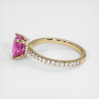 2.01 Ct. Sapphire Ring, 18K Yellow Gold 4