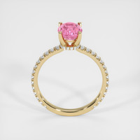 1.74 Ct. Padparadscha Sapphire Ring, 18K Yellow Gold 3