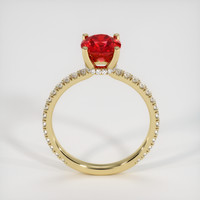 1.42 Ct. Ruby Ring, 18K Yellow Gold 3