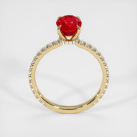 1.97 Ct. Ruby Ring, 18K Yellow Gold 3