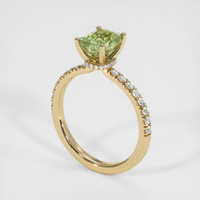 1.86 Ct. Bi Color Sapphire Ring, 18K Yellow Gold 2