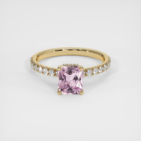 1.25 Ct. Sapphire Ring, 18K Yellow Gold 1