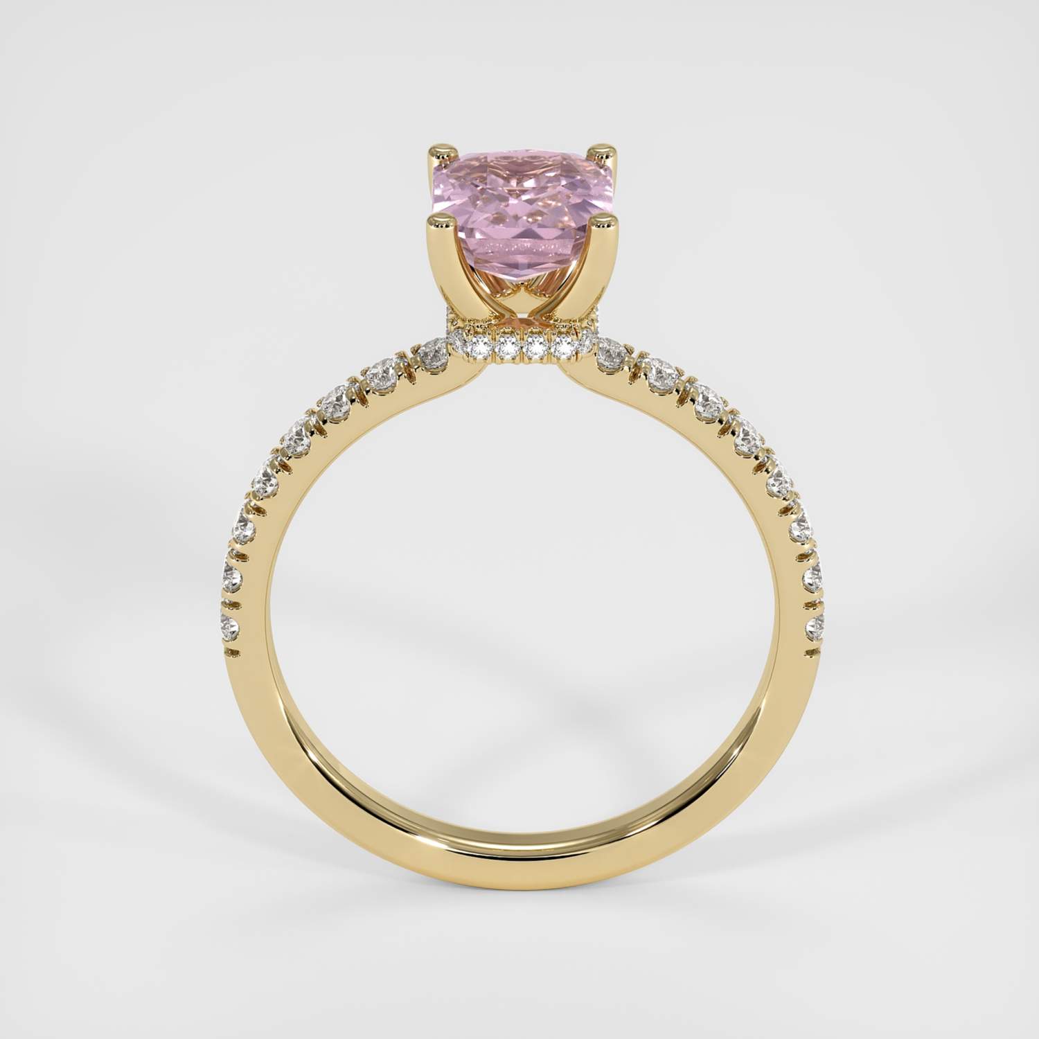 ☆nff☆ cluster ringpink nff1 1 CT Round Shape Pink Sapphire Cluster Flower Ring – Rosec