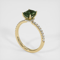 1.73 Ct. Color Change Sapphire Ring, 18K Yellow Gold 2