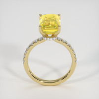 4.55 Ct. Yellow Sapphire Ring, 18K Yellow Gold 3