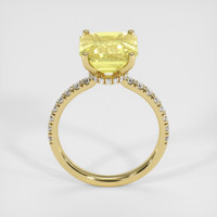 6.06 Ct. Sapphire Ring, 18K Yellow Gold 3