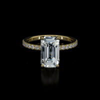 3.57 Ct. Sapphire Ring, 18K Yellow Gold 1