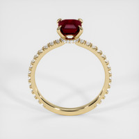 1.03 Ct. Ruby Ring, 18K Yellow Gold 3