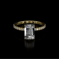 2.22 Ct. Sapphire Ring, 18K Yellow Gold 1