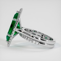 3.07 Ct. Emerald Ring, Platinum 950 4