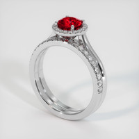 Ruby Ring 1.02 Ct., Platinum 950 Preview