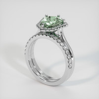 2.55 Ct. Sapphire Ring, Platinum 950 2
