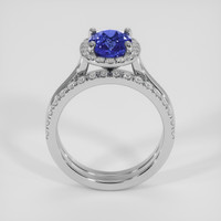 3.12 Ct. Blue Sapphire Ring, Platinum 950 3