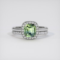 2.11 Ct. Bi Color Sapphire Ring, Platinum 950 1