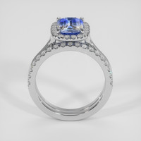 2.18 Ct. Bi Color Sapphire Ring, Platinum 950 3