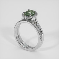 1.94 Ct. Bi Color Sapphire Ring, Silver 2