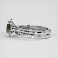 1.94 Ct. Bi Color Sapphire Ring, Silver 4