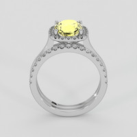 2.30 Ct. Yellow Sapphire Ring, 10K White Gold 3