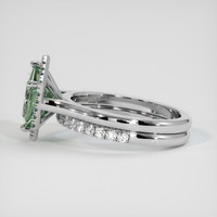 2.55 Ct. Sapphire Ring, 14K White Gold 4