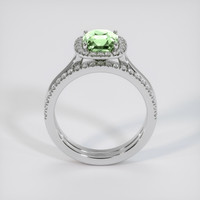 2.11 Ct. Bi Color Sapphire Ring, 14K White Gold 3