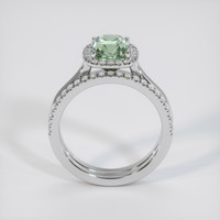 2.06 Ct. Bi Color Sapphire Ring, 14K White Gold 3