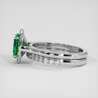 1.51 Ct. Emerald Ring, 18K White Gold 4