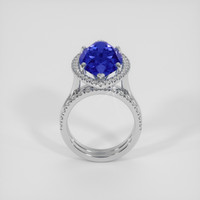 12.27 Ct. Blue Sapphire Ring, 18K White Gold 3