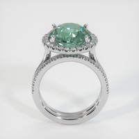 7.03 Ct. Sapphire Ring, 18K White Gold 3