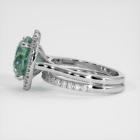 7.03 Ct. Sapphire Ring, 18K White Gold 4
