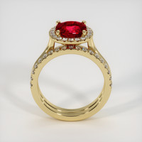 2.10 Ct. Ruby Ring, 10K Yellow Gold 3