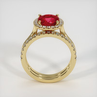 2.03 Ct. Ruby Ring, 10K Yellow Gold 3