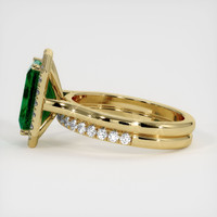 2.34 Ct. Emerald Ring, 18K Yellow Gold 4