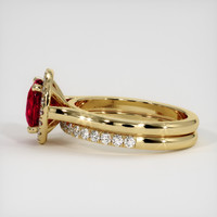 2.10 Ct. Ruby Ring, 18K Yellow Gold 4