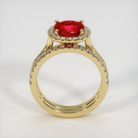 1.28 Ct. Ruby Ring, 18K Yellow Gold 3