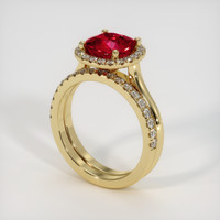 Ruby Ring 2.13 Ct., 18K Yellow Gold Preview