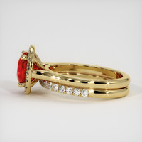 1.60 Ct. Ruby Ring, 18K Yellow Gold 4
