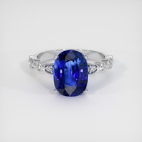 4.43 Ct. Sapphire Ring, Platinum 950 1